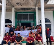 Mapala UMRI Bersinergi dalam Menyalurkan Bantuan Pangan Kepada Korban Banjir Rumbai
